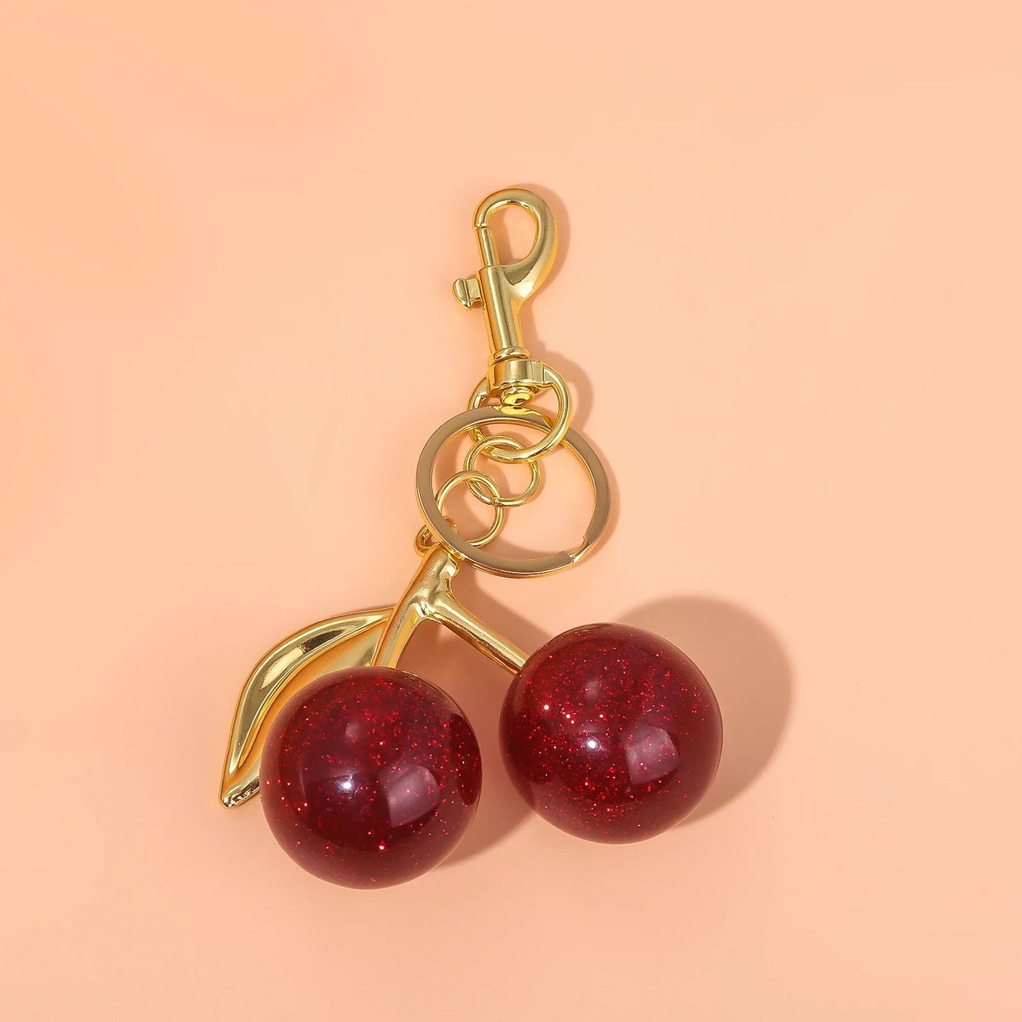 Red Cherry Keychain