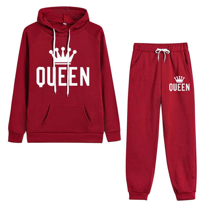 2-Piece Queen Hoodie & Sweatpants