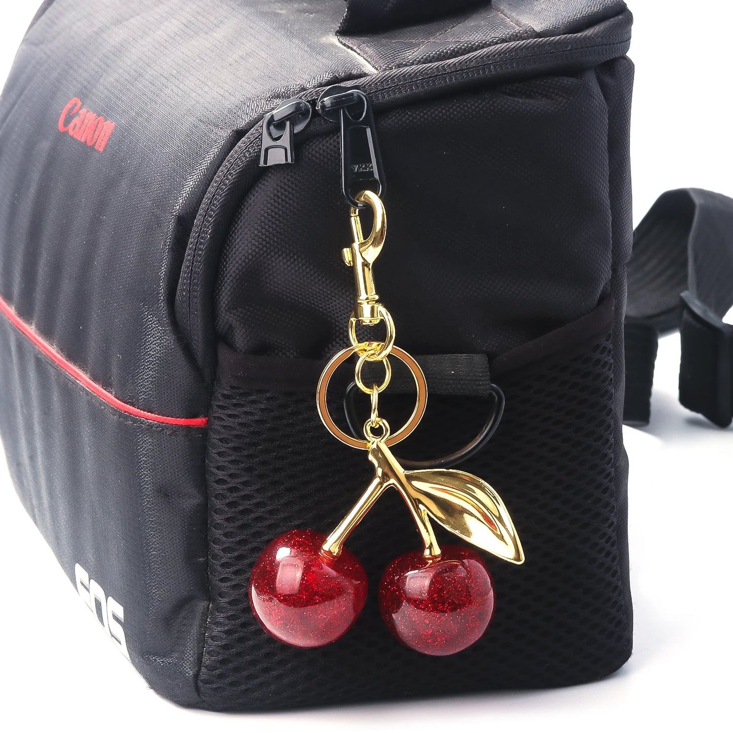 Red Cherry Keychain